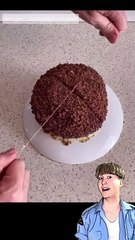 Couper du gâteau avec du fil dentaire 