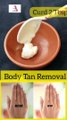 Get Rid of Your Tan Quickly _ DIY Suntan Removal Pack!