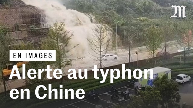 Les images du typhon Doksuri en Chine