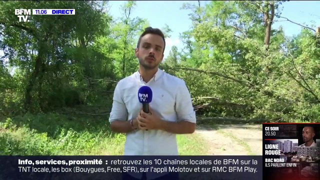 Violents orages dans le Sud: une partie de la toiture de la mairie de Mauves, en Ardèche, s'est envolée