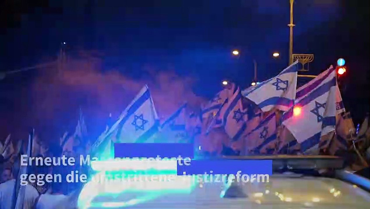 Erneute Massenproteste in Israel gegen Justizreform