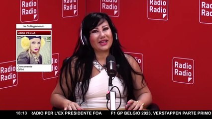 Lidia VELLA 29 luglio 2023 / Rubrica AMOREAIRLINE - 1 PARTE