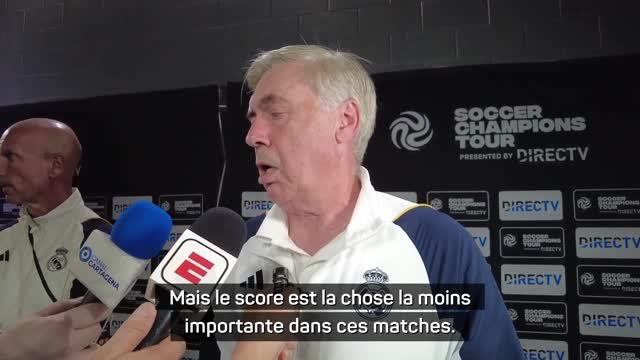 Real Madrid - Ancelotti : Le score est la chose la moins importante dans ces matches