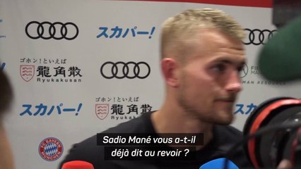 De Ligt sur Mané : “Parfois vous avez un très bon feeling avec un club, parfois non”