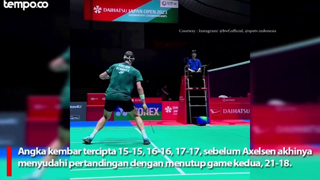 Hasil Final Japan Open 2023: Jonatan Christie Gagal Juara, Keok Lawan Viktor Axelsen