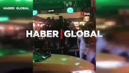 Kadıköy’de bardaki eğlence kavgayla bitti! Sandalyelerin havada uçuştuğu anlar kamerada