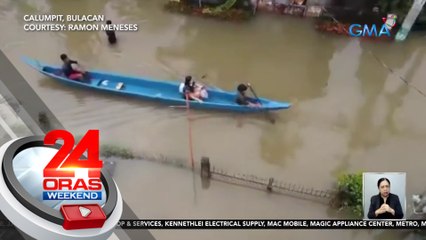 Calumpit, nasa state of calamity; maraming lugar sa Bulacan, lubog pa rin sa baha | 24 Oras Weekend