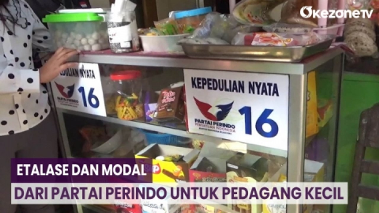 Bantuan Modal dan Etalase dari Partai Perindo untuk Warga Sindanglaya