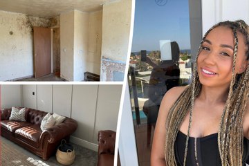 Woman spends £3,000 renovating her whole house - using budget buys from B&M and Primark