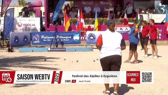 Les 3 finales de l'International à pétanque féminin de Palavas-les-Flots 2023