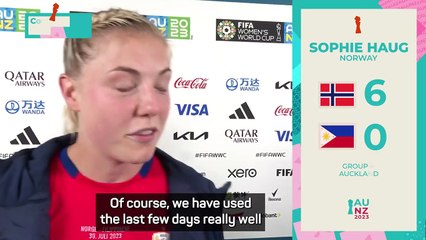 Haug delighted with hat-trick as Norway progress to World Cup knockout stages