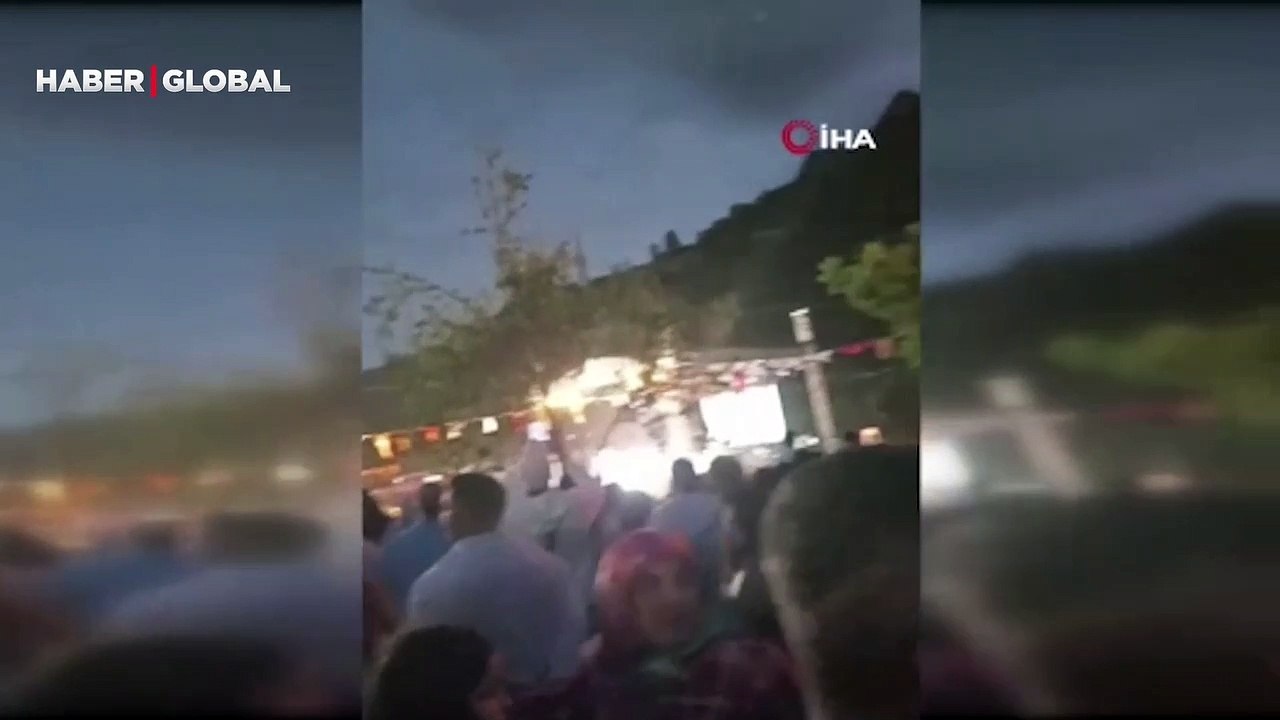 Havada büyük panik anları! Uzun süre asılı kaldı