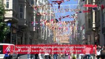 İstiklal Caddesi'nde restoranın çatısı yandı