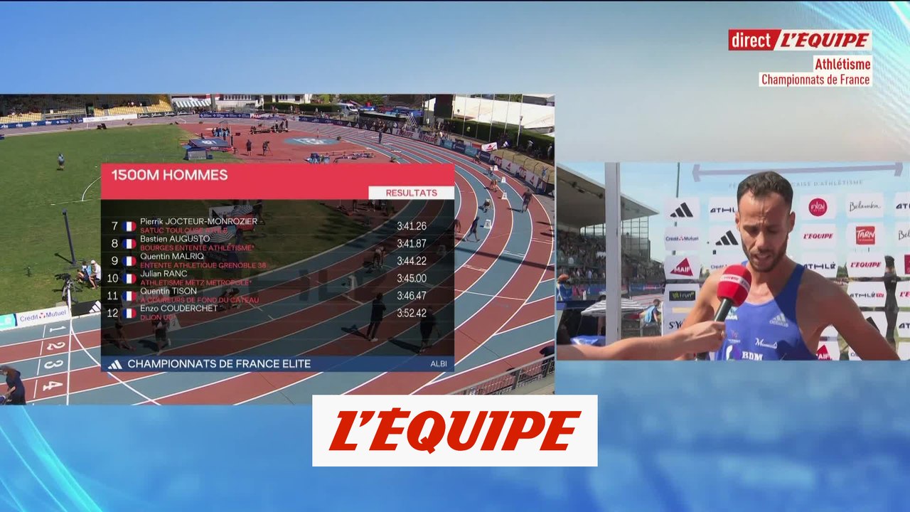 Habz : «Une course très relevée» - Athlétisme - Championnats de France