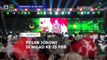 Pesan Jokowi di Milad PBB: Jaga Kualitas Pemilu Hingga Singgung Tradisi Politik