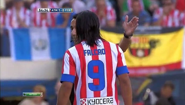 La Liga 2012/13 : Atlético de Madrid vs FC Barcelona - 2.Half