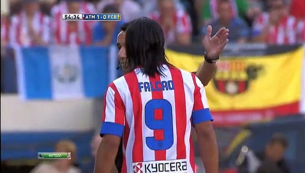 La Liga 2012/13 : Atlético de Madrid vs FC Barcelona - 2.Half