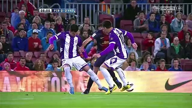 La Liga 2012/13 : FC Barcelona vs Real Valladolid - 1.Half