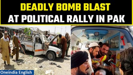 Pakistan: Powerful explosion at political meet in Khyber Pakhtunkhwa kills over 20 | Oneindia News