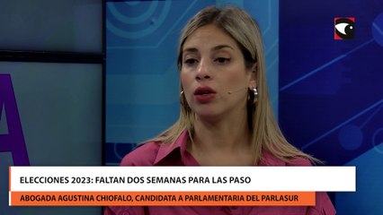 Abogada Agustina Chiofalo, expresó "en Misiones siempre la gente va a votar con ganas"