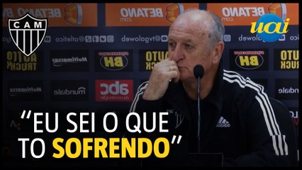 Felipão relata pressão após derrota do Atlético para Flamengo