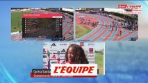 Samba-Mayela : «Je suis contente d'être enfin passée sous les 70» - Athlétisme - Ch. de France