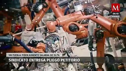 El sindicato automotriz pide aumento salarial de 15.7% a la empresa Volkswagen de Puebla