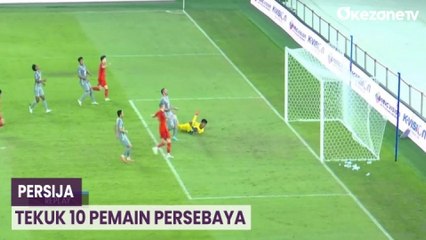 Highlight Liga 1 2023-2024: Persija Tekuk 10 Pemain Persebaya