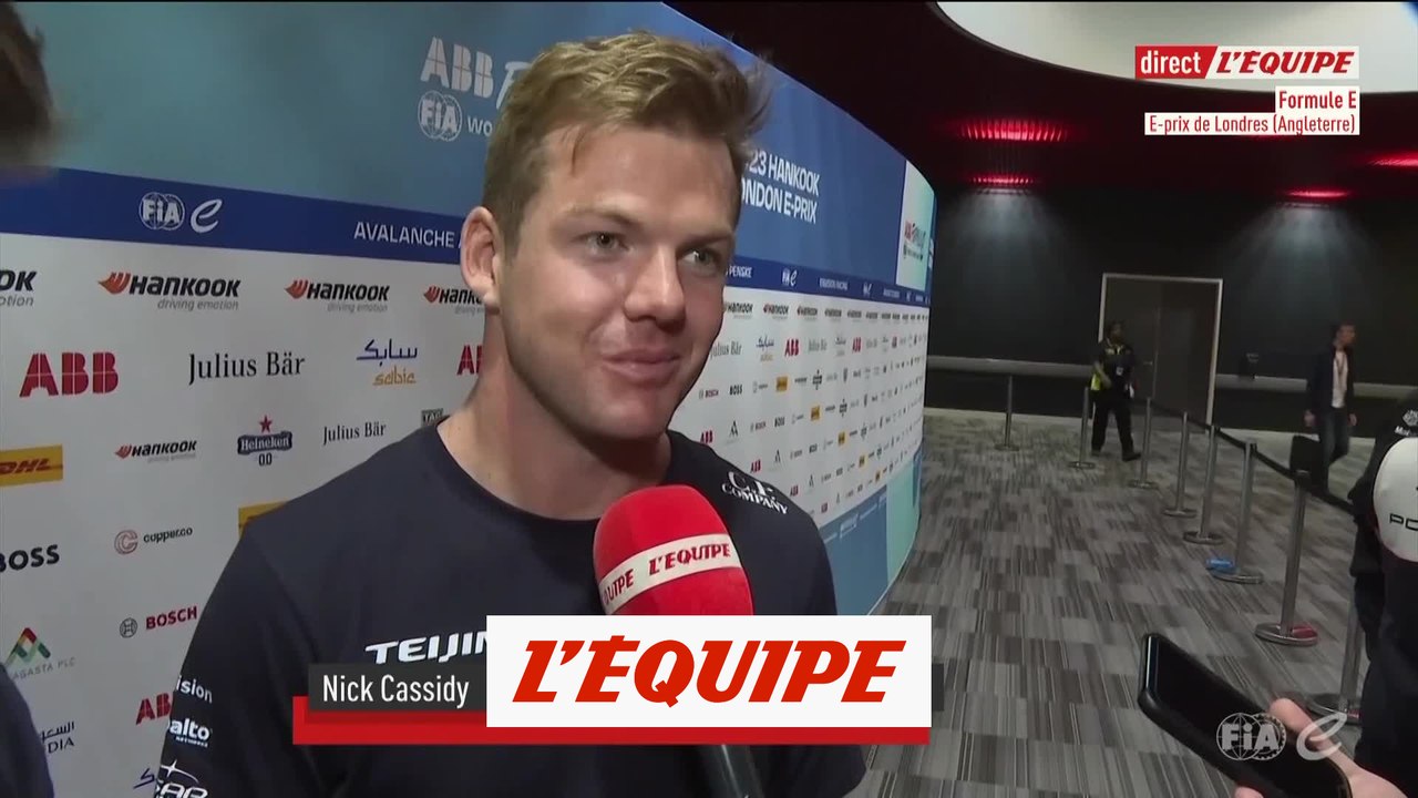 Cassidy : «Je suis dégoûté» - Auto - Formule E...