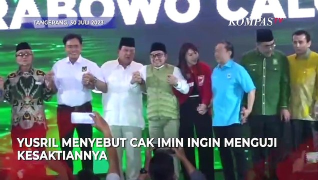 Cerita Yusril Ditantang Cak Imin soal Kesaktian Menangkan Capres 2024