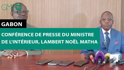 [#Reportage] Conférence de presse du Ministre de l'intérieur, Lambert Noël Matha