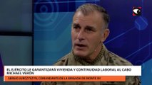 El ejército le garantizará vivienda y continuidad laboral al cabo michael verón