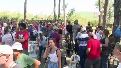 Muharrem İnce, Muğla'daki ağaç kesimine karşı direnen İkizköylüleri ziyaret etti