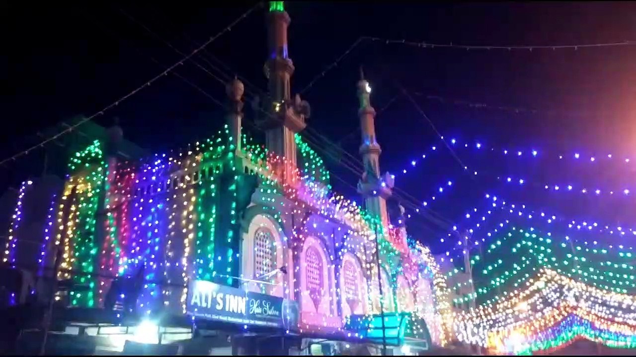 Hubli Decoration for Eid milad un Nabi 2022 Ganesh Peth, Asar mohalla, Netaji Colony etc