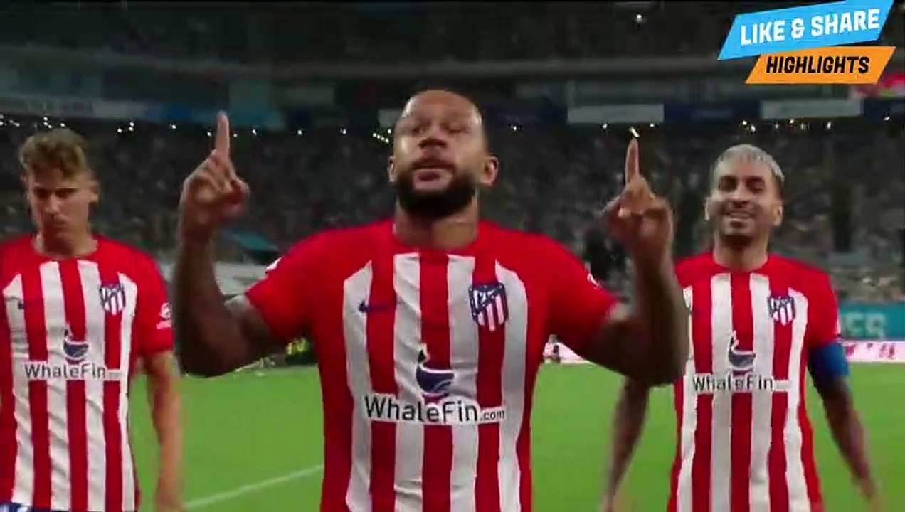 Manchester City 1-2 Atlético de Madrid  Goals and highlights  in International Friendly match