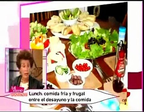 Tipos de comida. Lunch, brunch, aperitivo, merienda, chocolatada... comidas frías y calientes