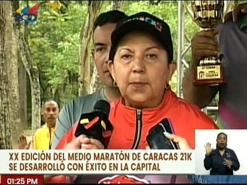 Alcaldía de Caracas felicita a todas y todos los competidores de la Media Maratón Simón Bolívar 21K