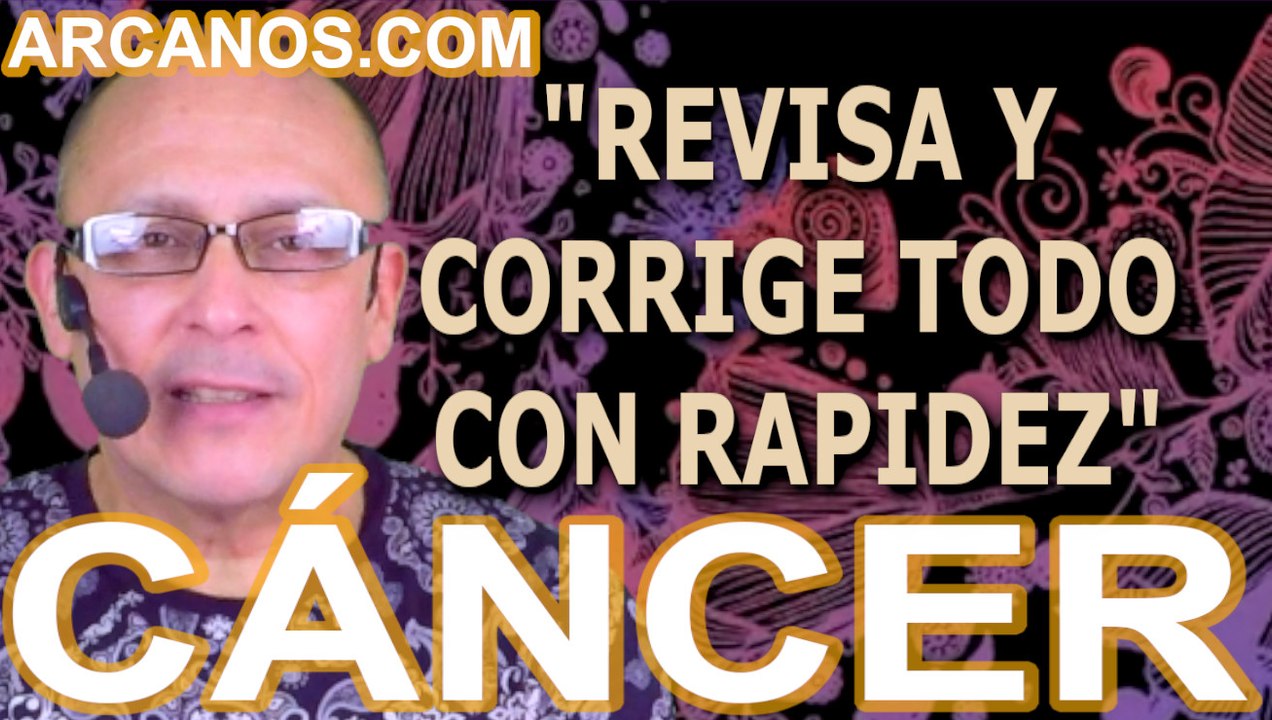 ♋️#CANCER #TAROT♋️ Revisa y corrige todo con rapidez ‍♀️️✨ARCANOS.COM✨