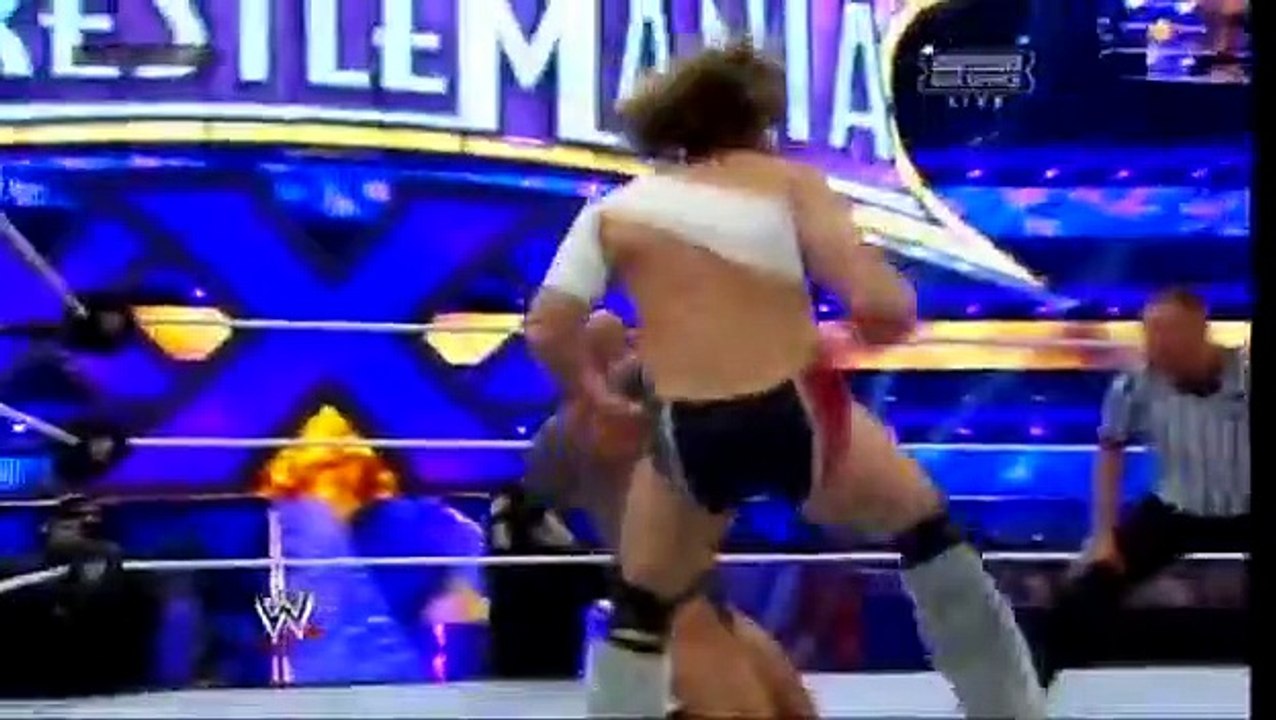 Daniel Bryan vs Randy Orton vs Batista-Wrestlemania 30