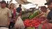 İstanbul'da pazara giden vatandaş fiyatlara tepki gösterdi