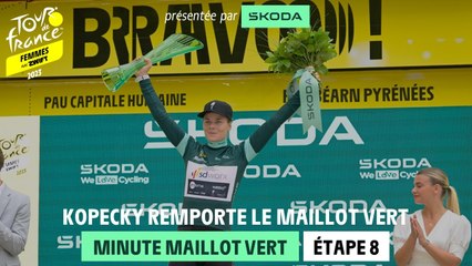Škoda Green Jersey Minute - Stage 8 - Tour de France Femmes avec Zwift 2023