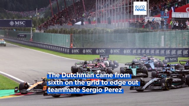 F1 defending champion Max Verstappen wins Belgian Grand Prix