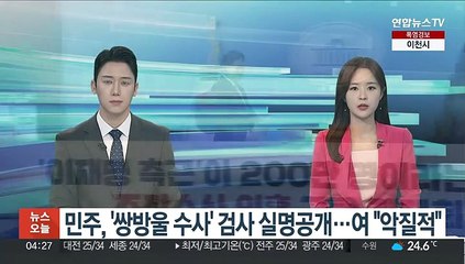 민주, '쌍방울 수사' 검사 실명공개…여 "악질적 좌표찍기"