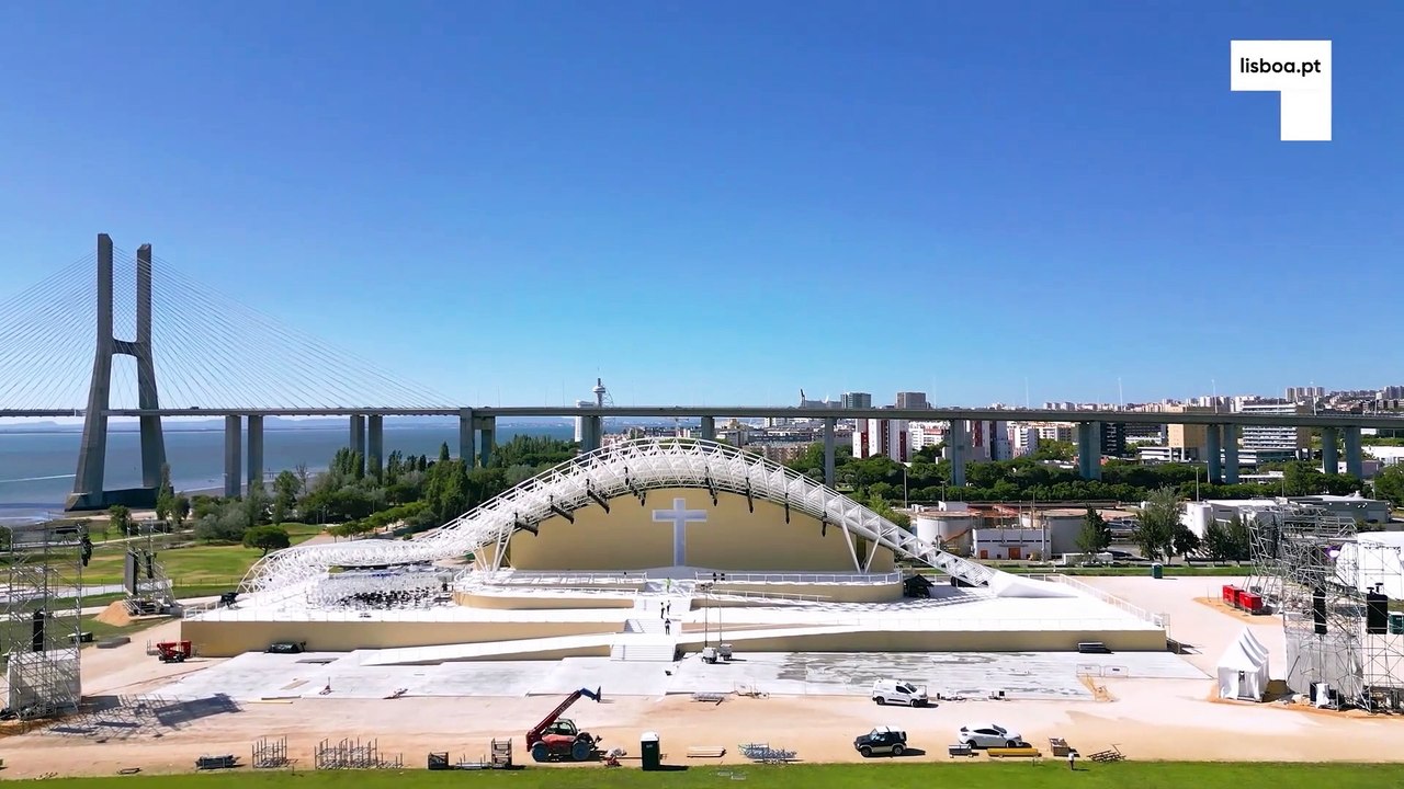 Câmara de Lisboa divulga imagens aéreas do Parque Tejo. Ora veja