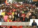 Barinas | Habitantes del mcpio. Alberto Arvelo marchan en contra la agresión del imperio norteamericano a Venezuela