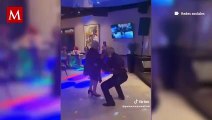 Una pareja de adultos mayores sorprendió en redes sociales por bailar reggaetón