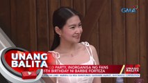 Barbie-themed party, inorganisa ng fans paras a 26th birthday ni Barbie Forteza | UB