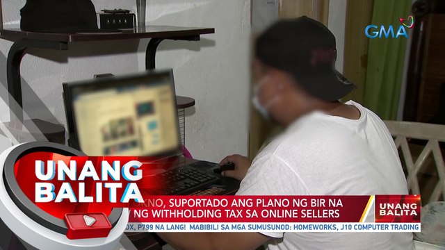 DOF Sec. Diokno, suportado ang plano ng BIR na magpataw ng withholding tax sa online sellers | UB
