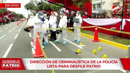 Desfile Militar: Dirección de Criminalística realizará simulación de escena de crimen en av. Brasil
