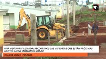 Recorrida por los barrios en construcción en Itaembé Guazú